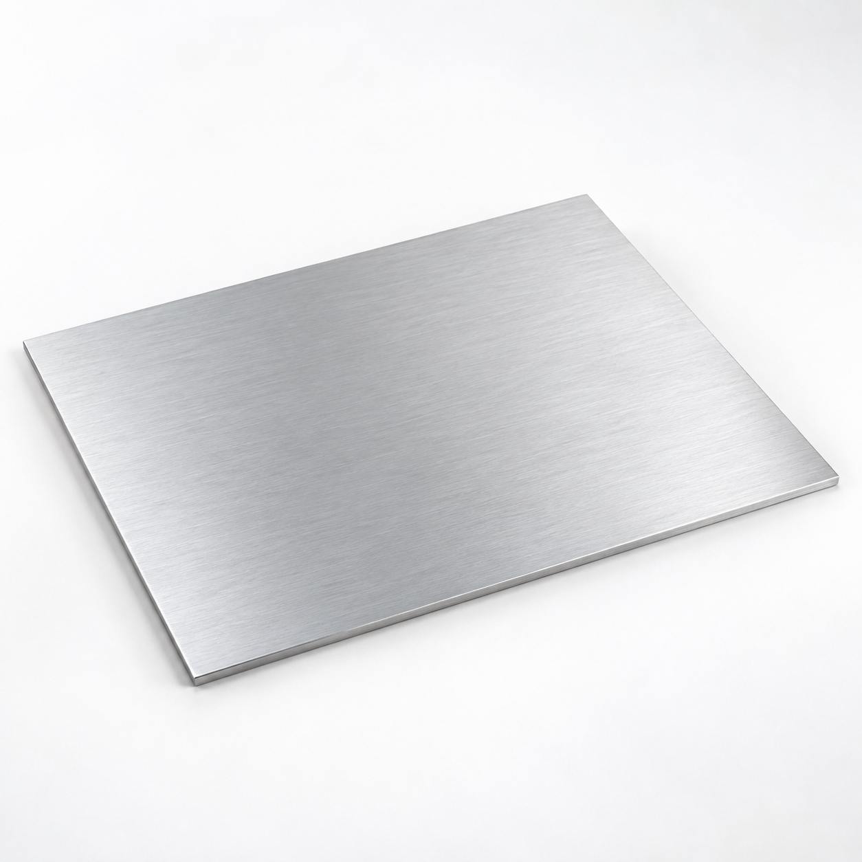 Plain 6061 aluminium contact plate, 650 by 520 by 3 millimetres