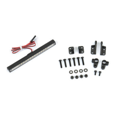 RC LED Headlight Bar 20 LED Metal Roof Light 1/10 Crawler with Mounting Brackets