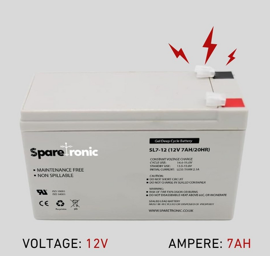 12 Rechargeable Lead acid Battery 7Ah