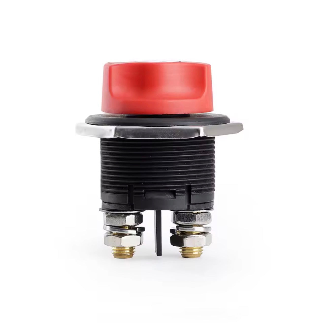 Battery switch button wide range voltage