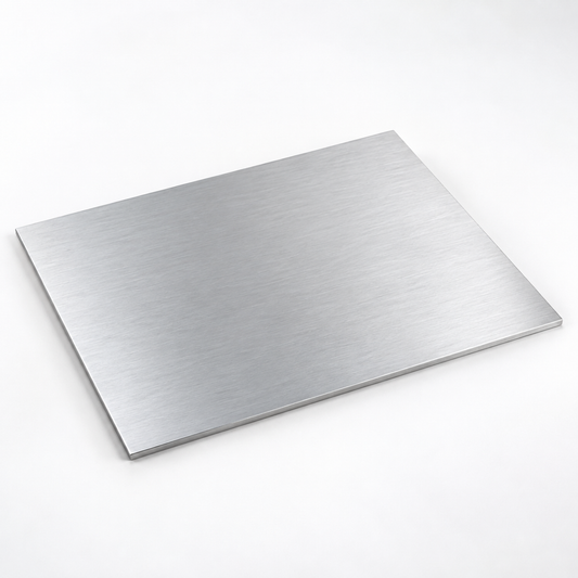 Plain 6061 aluminium contact plate, 650 by 520 by 3 millimetres