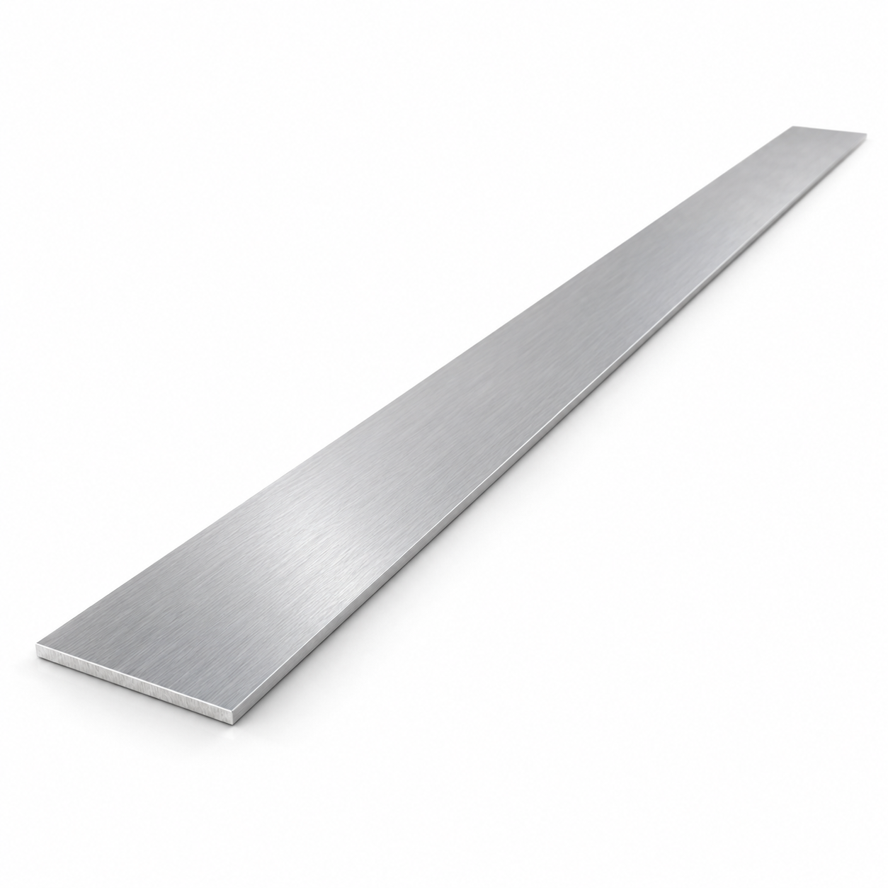 Close view of one thin 6061 aluminium thermal fin