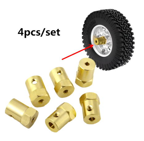 Wheel coupling brass metal joint