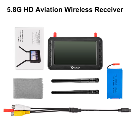 Full kit of Monitor with dual antenna for FPV Updated version