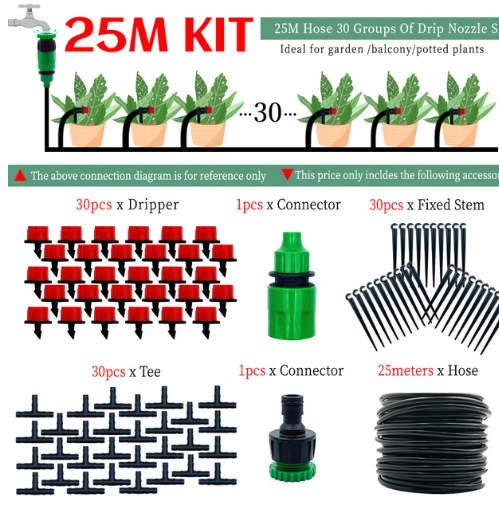 25 meter Agriculture kits watering greenhouse