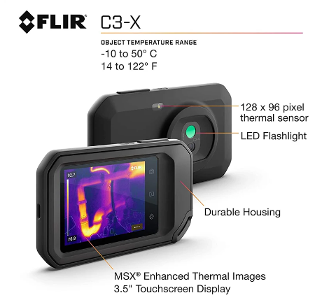 FLIR C3-X Infrared Thermal Imager Wifi