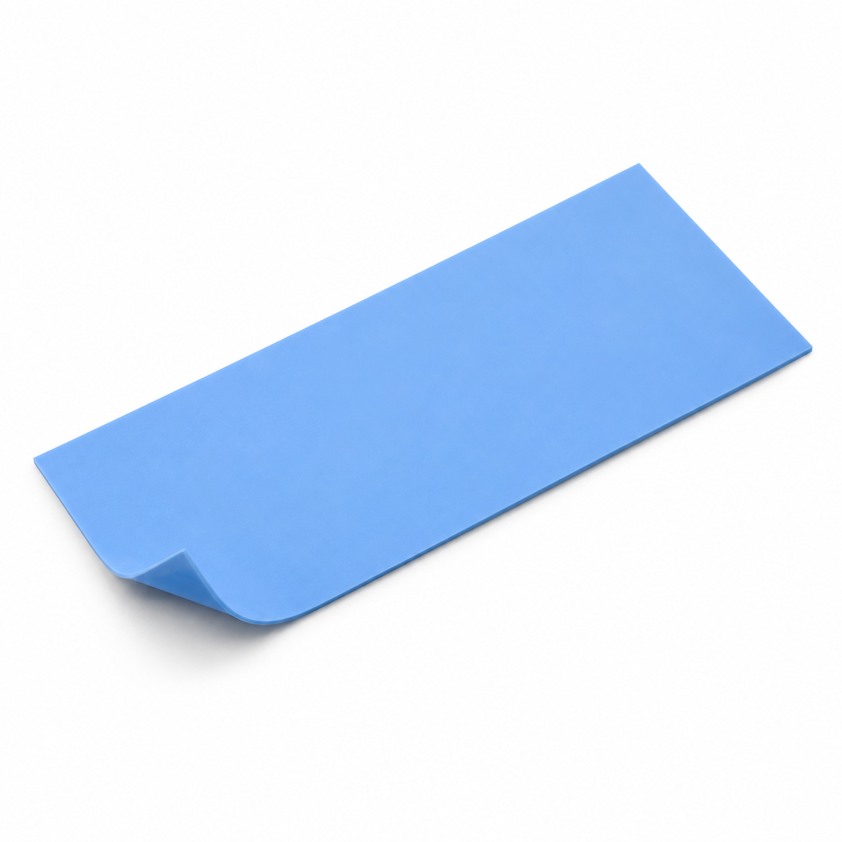 Blue silicone thermal conductive pad, 200 by 100 by 1 mm
