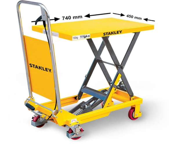 STANLEY X150 table dimensions 740 by 450 mm