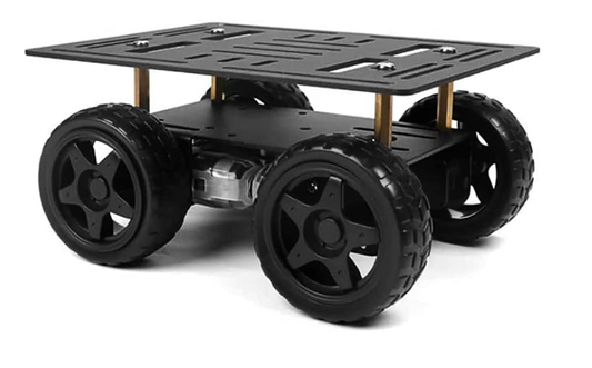 4WD Robot Kit with Aluminum Alloy Frame, TT Motor and 60mm Mecanum Wheels, Smart Robot Car,DIY Kit (Unassembled)