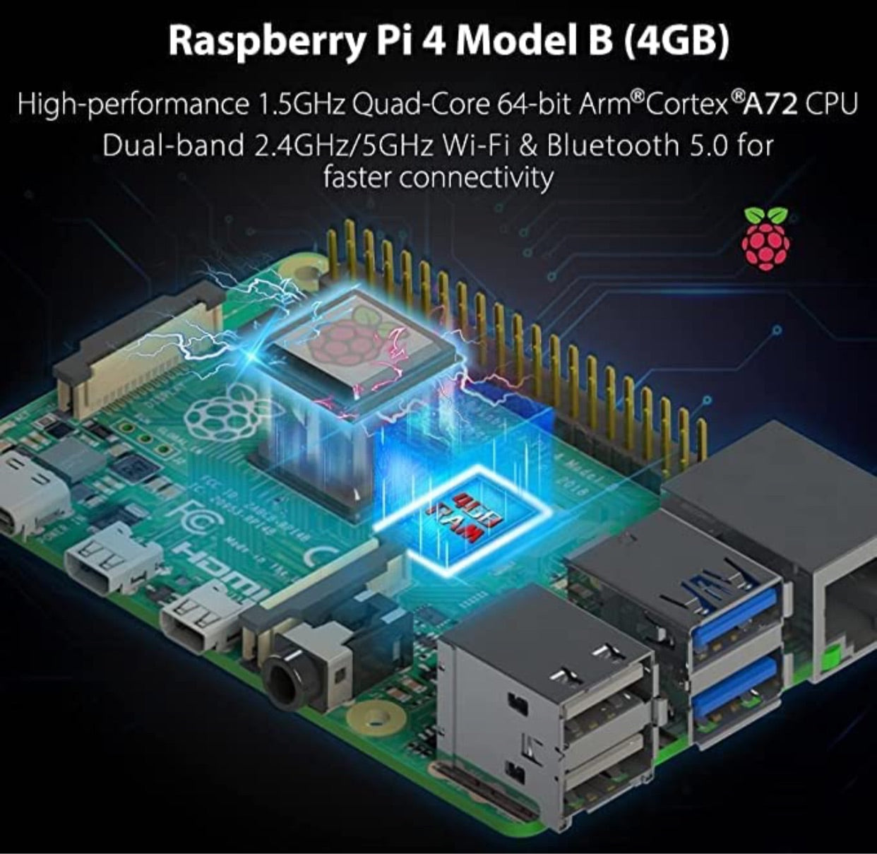 Raspberry Pi 4 B 2GB/4GB/8GB