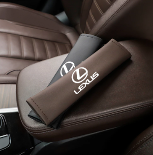 Leather Car Seat Belt Cover Safety